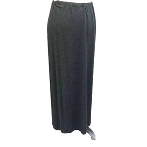 LAUREN RALPH LAUREN DARK GRAY LONG STRAIGHT SKIRT